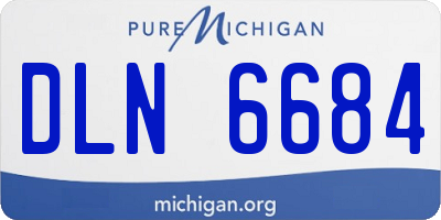 MI license plate DLN6684