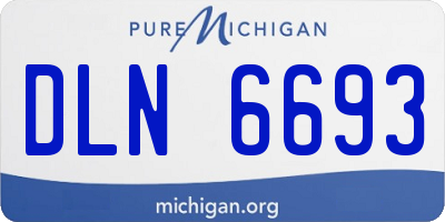 MI license plate DLN6693