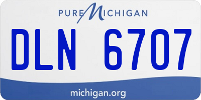 MI license plate DLN6707