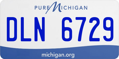 MI license plate DLN6729