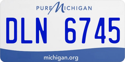 MI license plate DLN6745