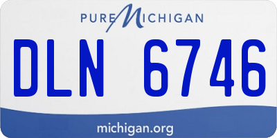 MI license plate DLN6746