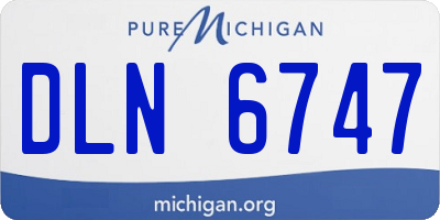 MI license plate DLN6747