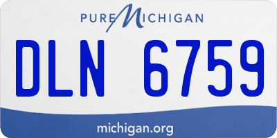 MI license plate DLN6759