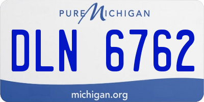 MI license plate DLN6762