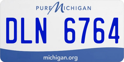 MI license plate DLN6764