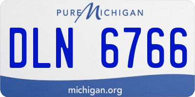 MI license plate DLN6766