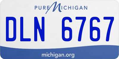 MI license plate DLN6767