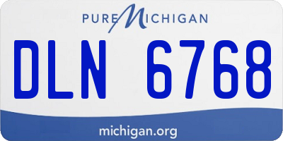 MI license plate DLN6768