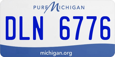 MI license plate DLN6776