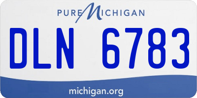 MI license plate DLN6783