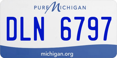 MI license plate DLN6797