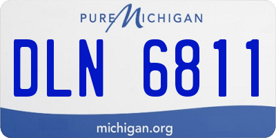 MI license plate DLN6811