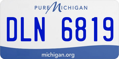 MI license plate DLN6819