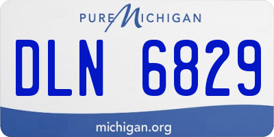 MI license plate DLN6829