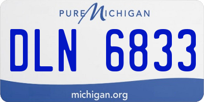 MI license plate DLN6833