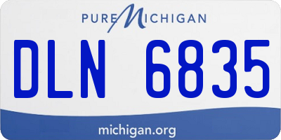 MI license plate DLN6835