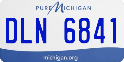 MI license plate DLN6841