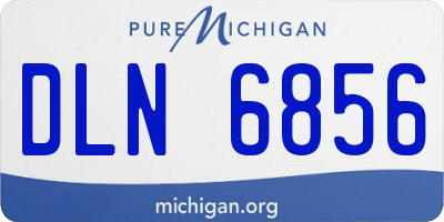 MI license plate DLN6856