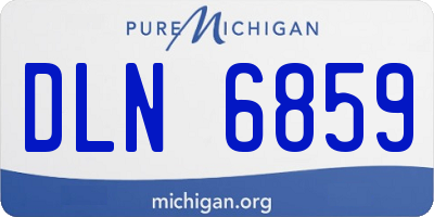 MI license plate DLN6859