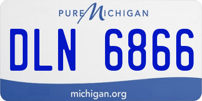 MI license plate DLN6866