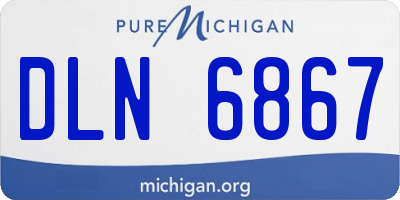 MI license plate DLN6867