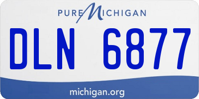 MI license plate DLN6877