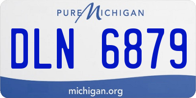 MI license plate DLN6879