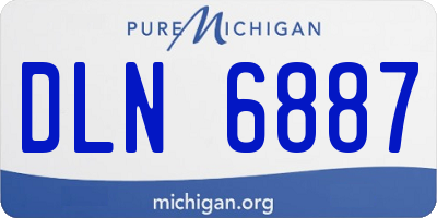 MI license plate DLN6887