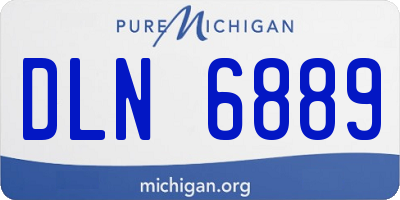 MI license plate DLN6889