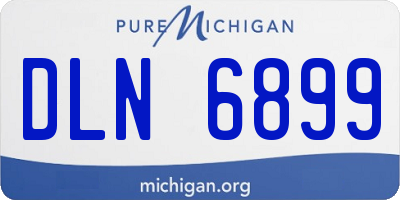 MI license plate DLN6899