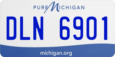 MI license plate DLN6901