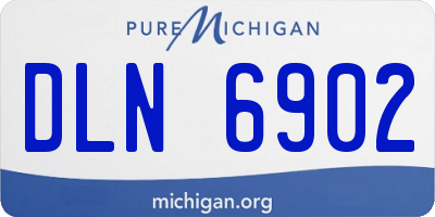 MI license plate DLN6902