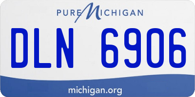 MI license plate DLN6906