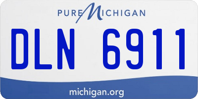 MI license plate DLN6911