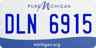 MI license plate DLN6915