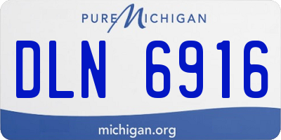 MI license plate DLN6916