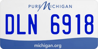 MI license plate DLN6918