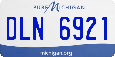 MI license plate DLN6921