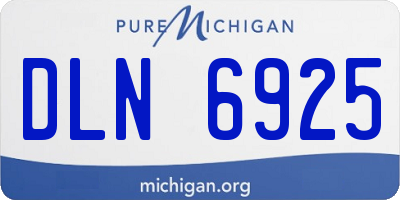 MI license plate DLN6925