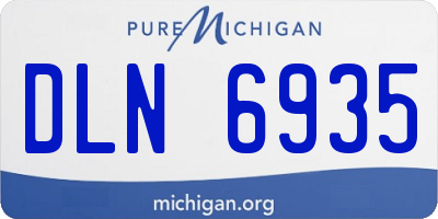 MI license plate DLN6935