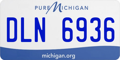 MI license plate DLN6936