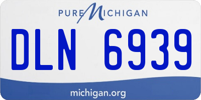 MI license plate DLN6939