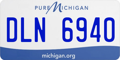 MI license plate DLN6940