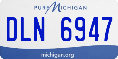 MI license plate DLN6947