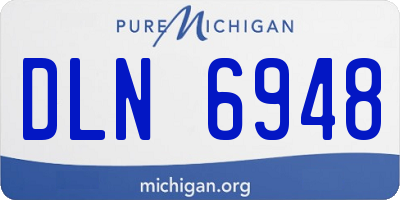 MI license plate DLN6948