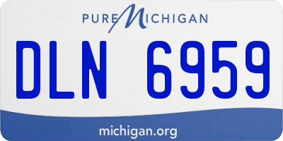 MI license plate DLN6959