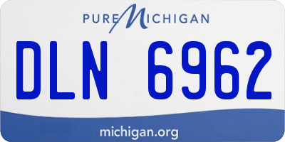 MI license plate DLN6962