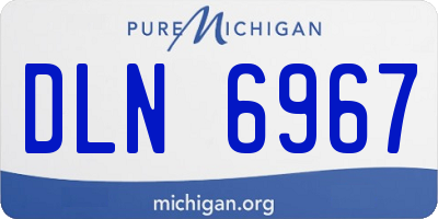 MI license plate DLN6967