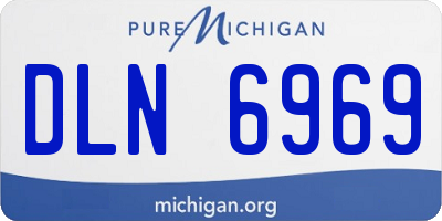 MI license plate DLN6969